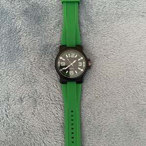 Large Accutime Green Men's Watch